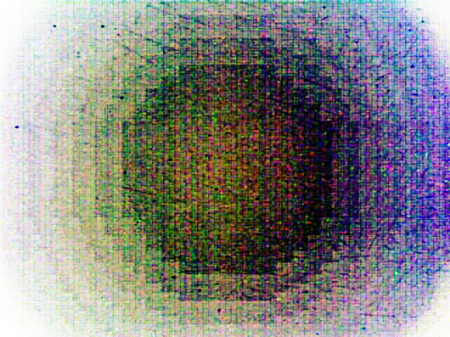 200,000 stacked JPEGs from the Photonic Instrument, showing a curious wire mesh pattern overlaying the image which is due to DCT compression.