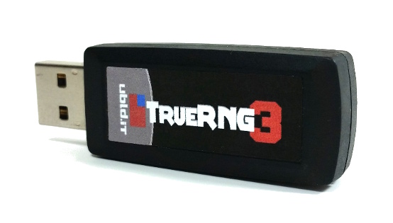 Encapsulated TrueRNGv3 USB sized device.