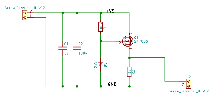 Simple (but still dangerous) Zener entropy source schematic with MOSFET buffer.